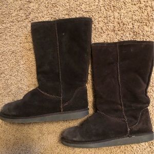 Ugg style suede boots